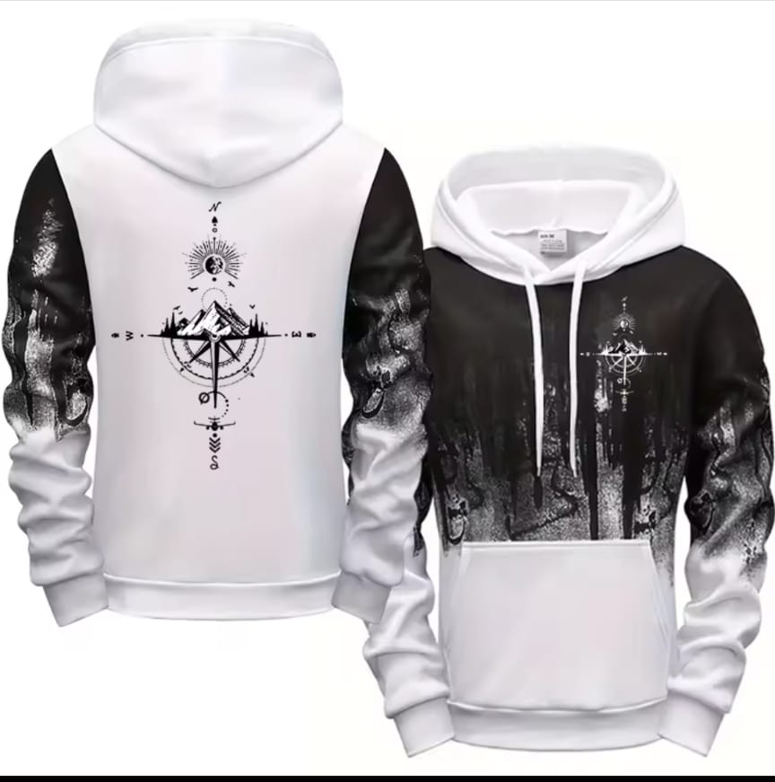 Men's Splatter Paint Hoodie - Edgy Streetwear Essential Key Selling Points