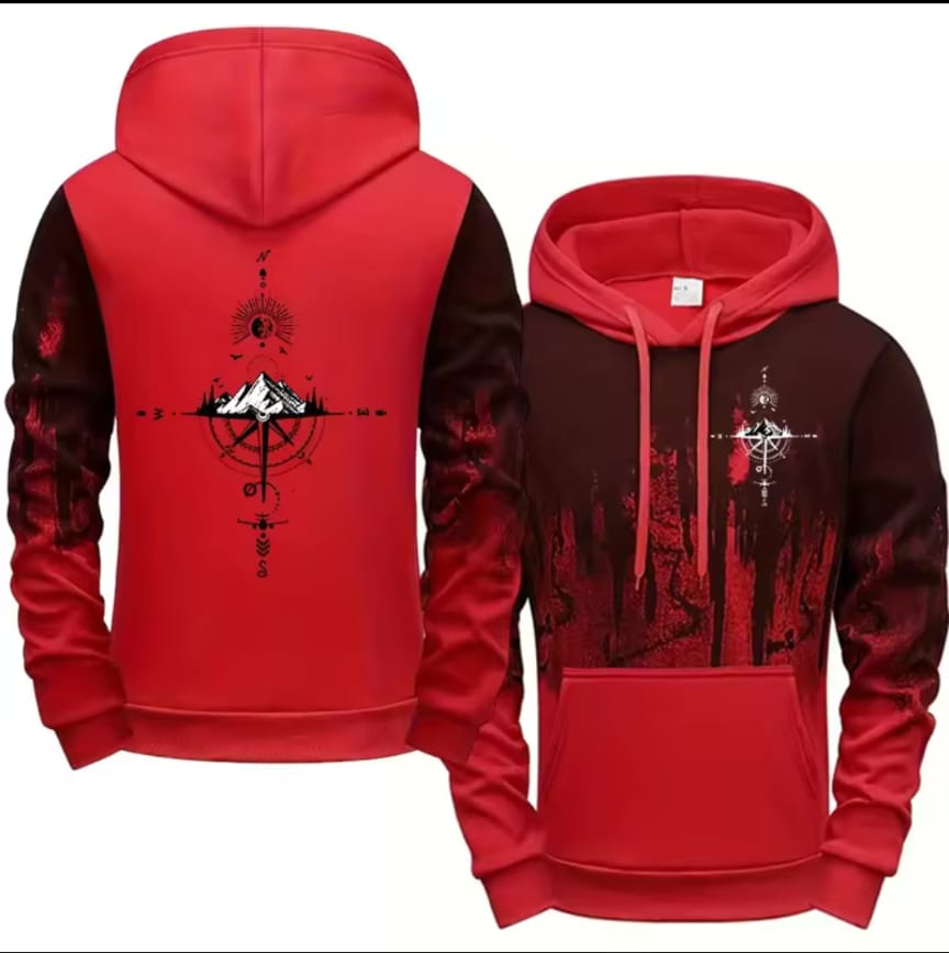 Men's Splatter Paint Hoodie - Edgy Streetwear Essential Key Selling Points