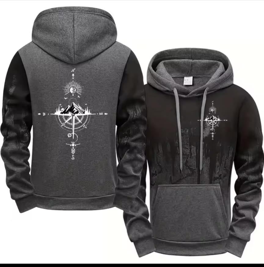 Men's Splatter Paint Hoodie - Edgy Streetwear Essential Key Selling Points